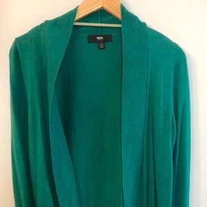 Mossimo Green Cardigan